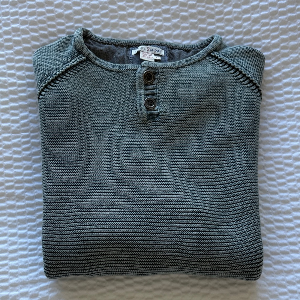 Men's Blue/Green Sweater